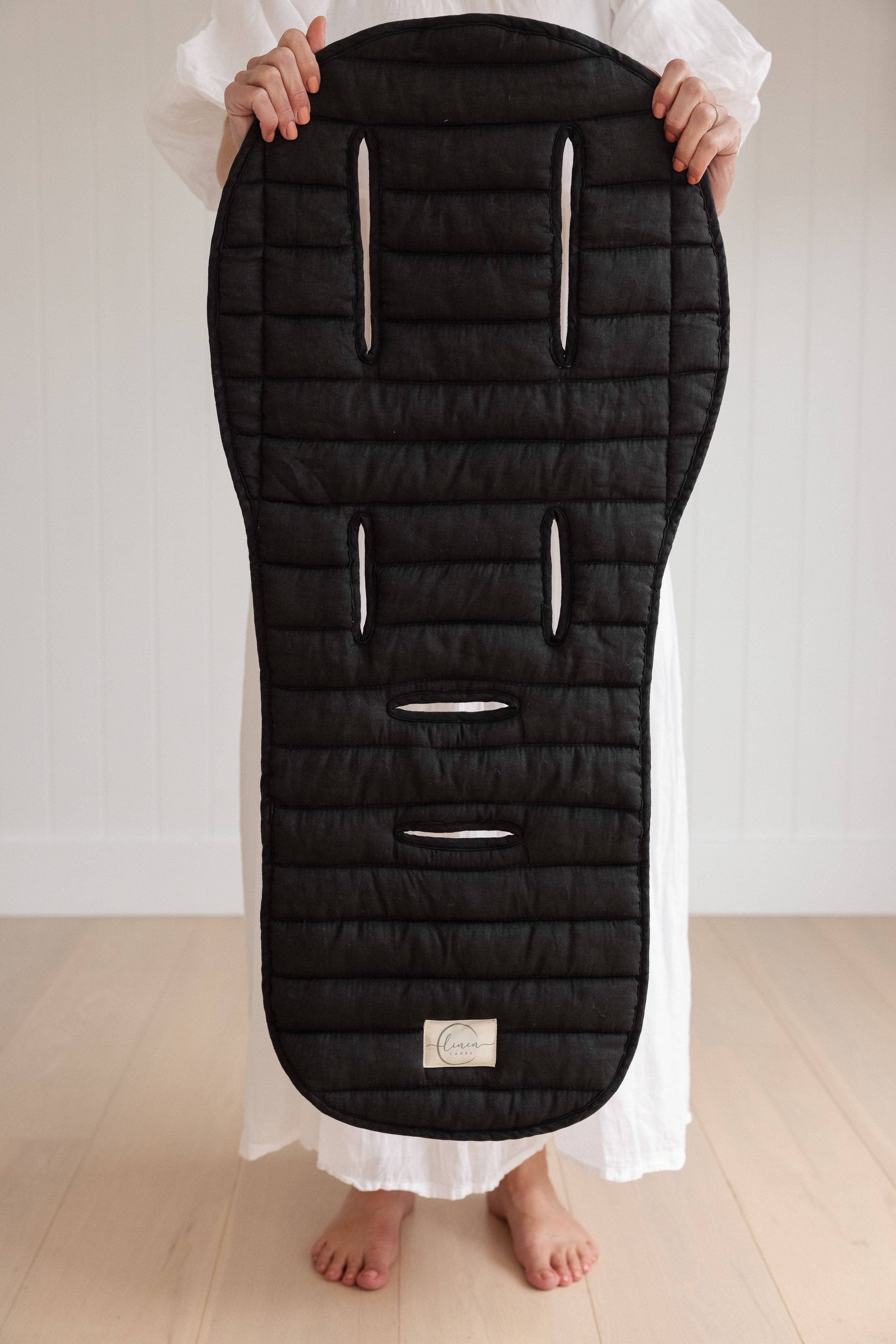 Flerfärgad Kol & Havre - Barnvagnsdyna - Randigt täcke för wholesale på Faire2