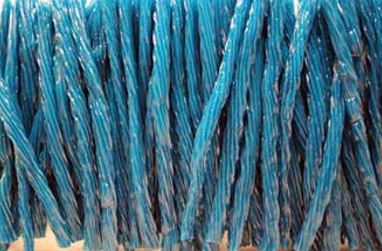 O'Shea's Candies Sweet Shop - Wholesale Licorice - Gourmet Licorice Blue Raspberry 1/2 Pound Bag- Thick Cut2