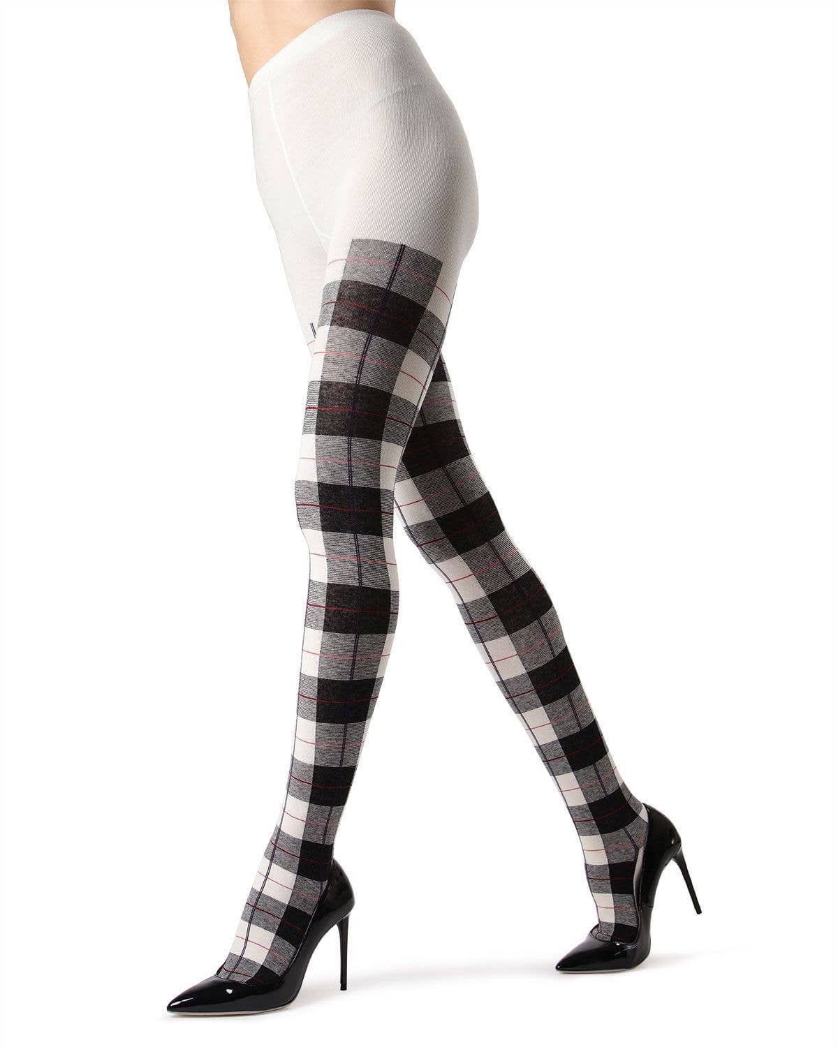 Infinity Classics International Inc. - Wholesale Tights - Women's - MeMoi Glasgow Plaid Sweater Tights14