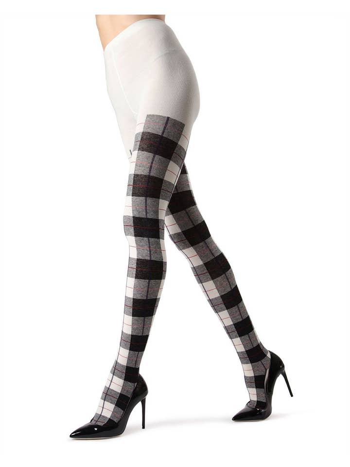 Infinity Classics International Inc. - Wholesale Tights - Women's - MeMoi Glasgow Plaid Sweater Tights14