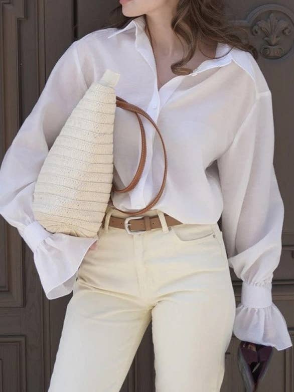 alberalkirk - Wholesale Button Down Shirt - Women's - Tencel Lyocell Shirt Cardigan Women Multiple Colors N5A5440