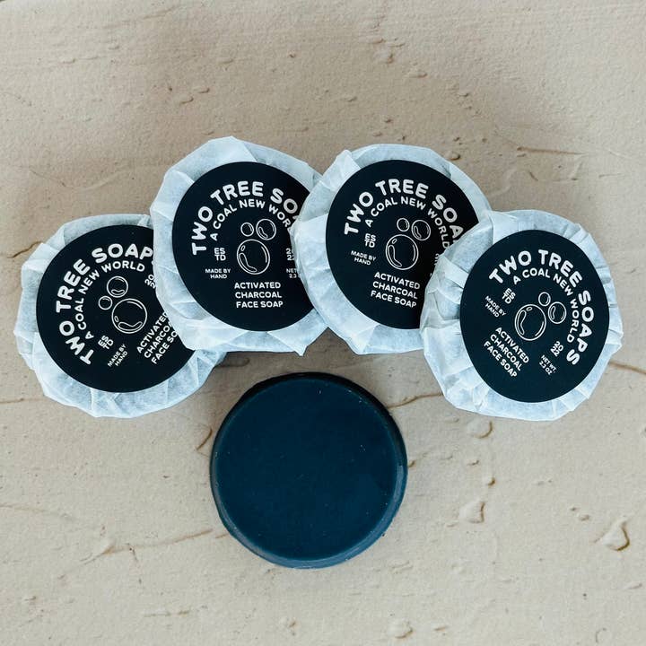 Two Tree Soaps - Wholesale Facial Cleanser - Activated Charcoal Face Soap
