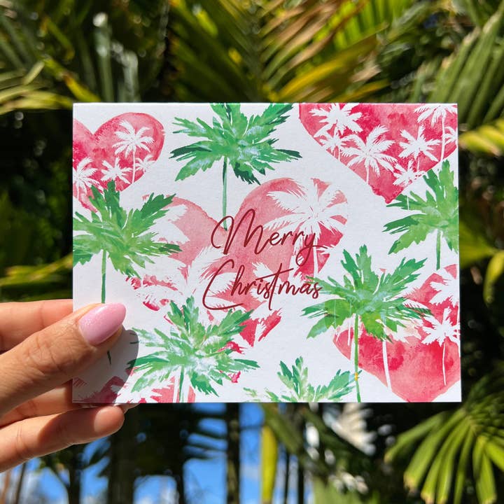 Aubrey Emi Designs - Wholesale Christmas Card - Christmas Greeting Cards - Kalo Leaf Design4