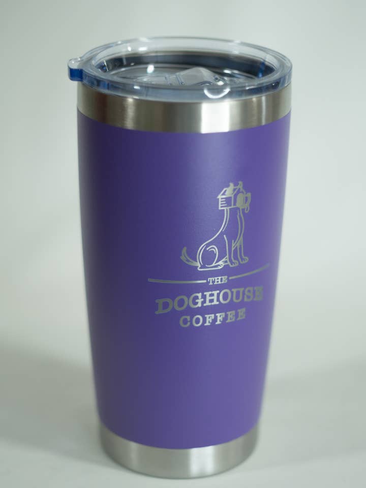 20 oz Doghouse Tumblers for wholesale by The Doghouse Coffee