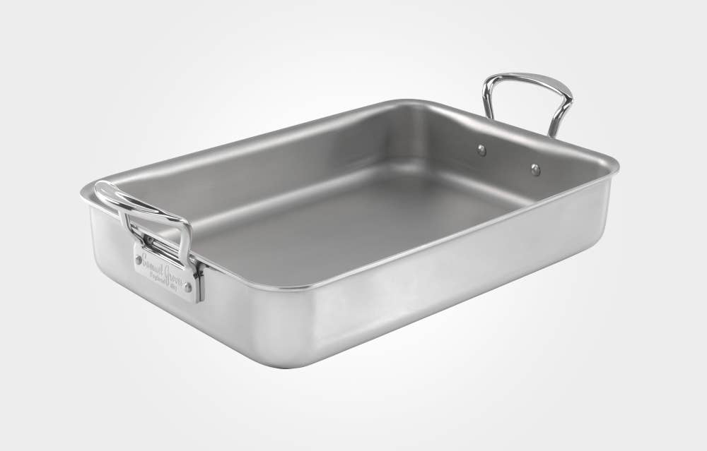 samuel groves - Vente Plats de cuisson - Rôtissoire à trois couches en acier inoxydable de 36 cm1