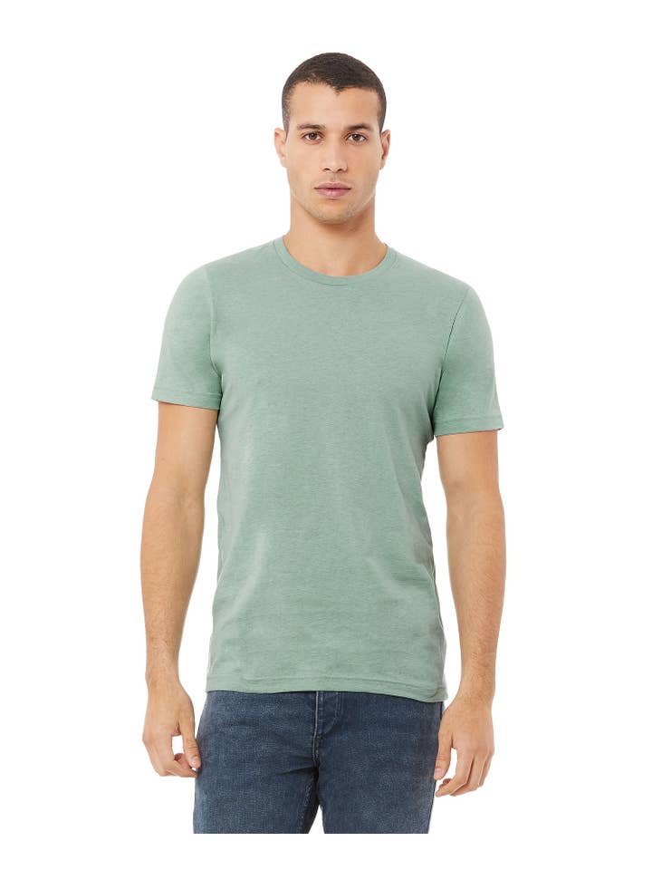 Print The Dream - Wholesale T-Shirt - Unisex - Bella Canvas 3001 Heather CVC T-shirt, Unisex Soft Shirts29