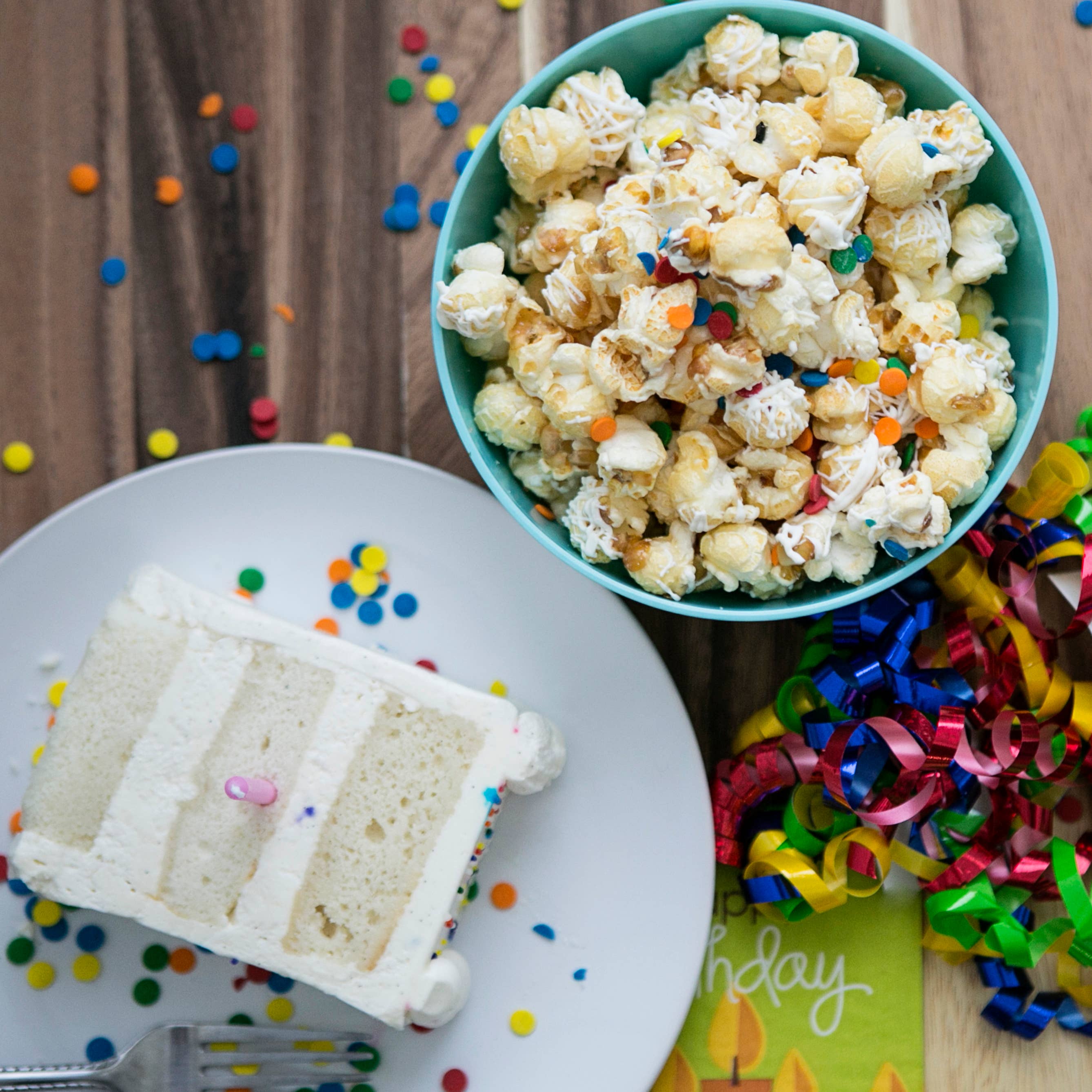 Cornucopia Popcorn - Wholesale Popcorn - Birthday Cake Popcorn (GF) Signature Bag4