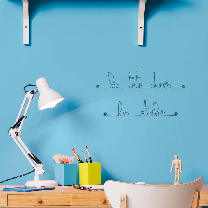 “Head in the Stars” Children's Bedroom Wall Decor for wholesale by Bijoux de Mur