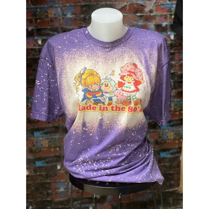 99designz - Wholesale Screen Printed T-Shirt - Women's - Made in the 80's bleached tee1