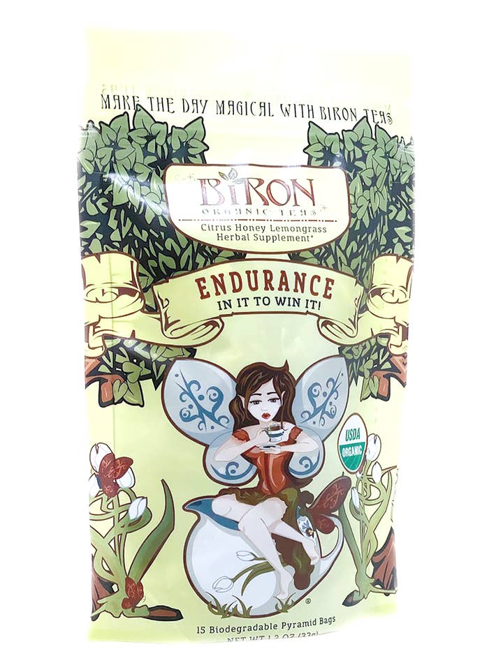 Endurance Herbal Tea - 15 ct In Pyramid Bags in Pouch for wholesale by Biron Organic Teas