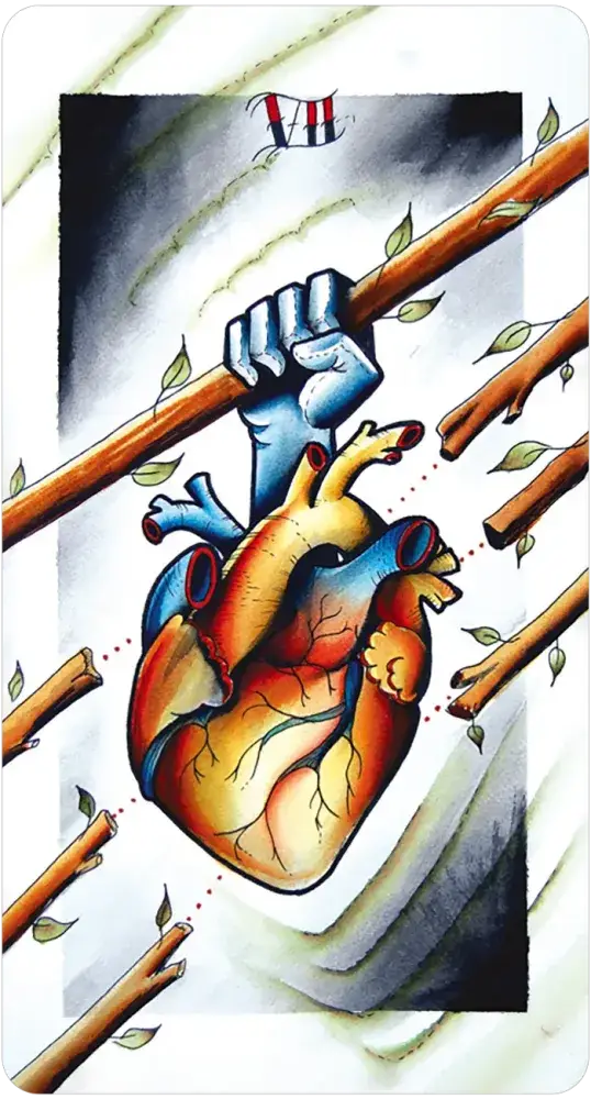 U.S. Games Systems Inc. - Wholesale Tarot Cards - Eight Coins' Tattoo Tarot Borderless Miniature Edition4