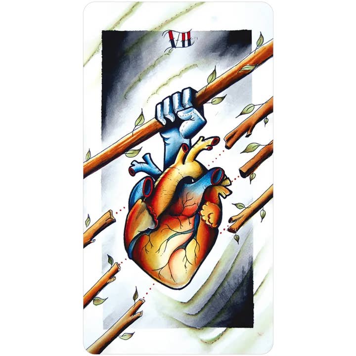 U.S. Games Systems Inc. - Wholesale Tarot Cards - Eight Coins' Tattoo Tarot Borderless Miniature Edition4