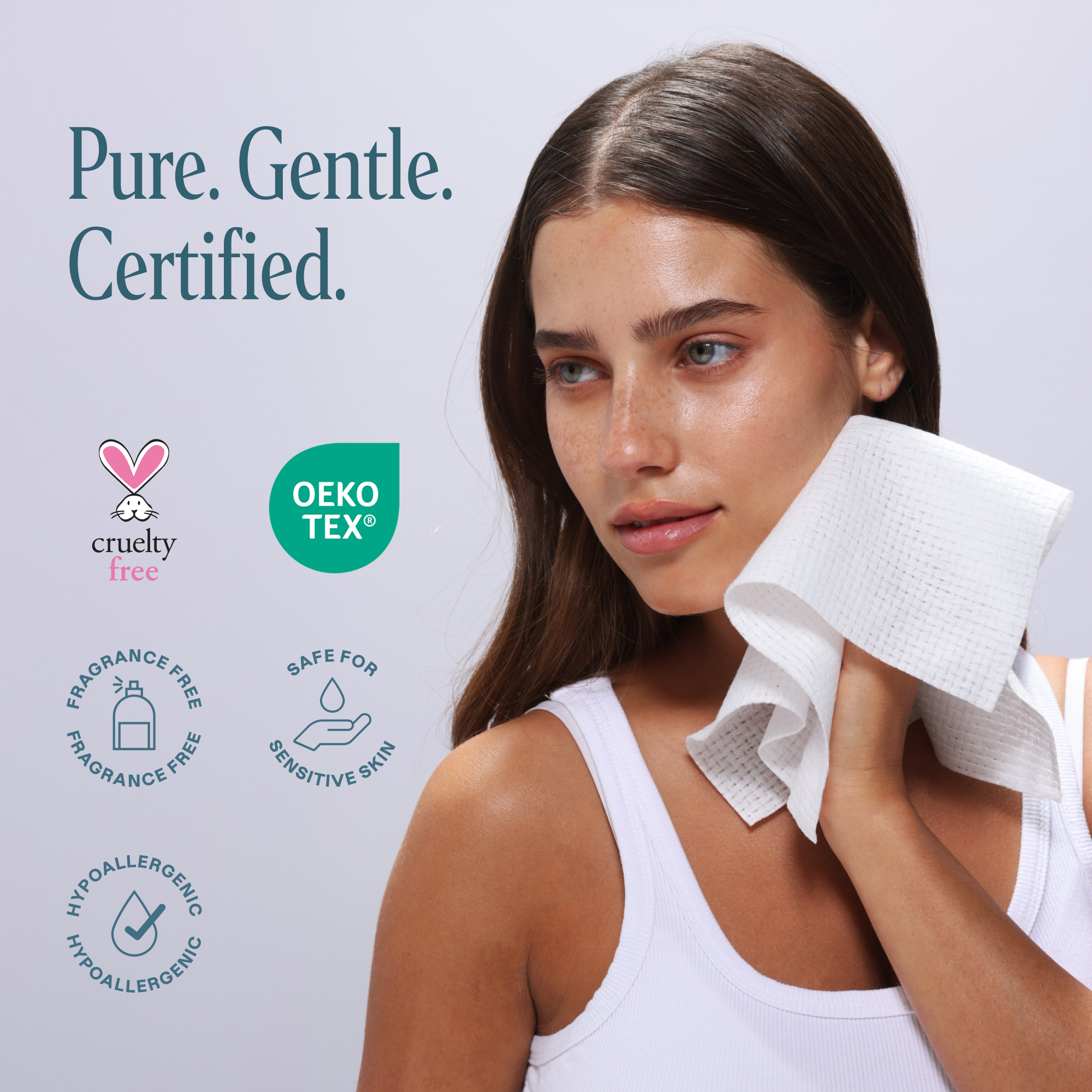 Cliganic - Wholesale Face & Body Wipes - Clean Face Towels XL1