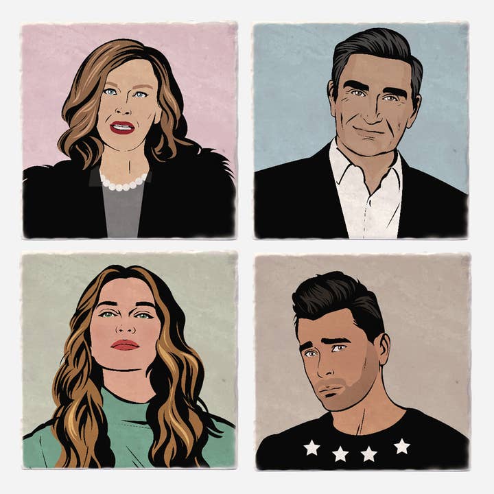 Schitt's Creek Coasters for wholesale by Versatile Coasters