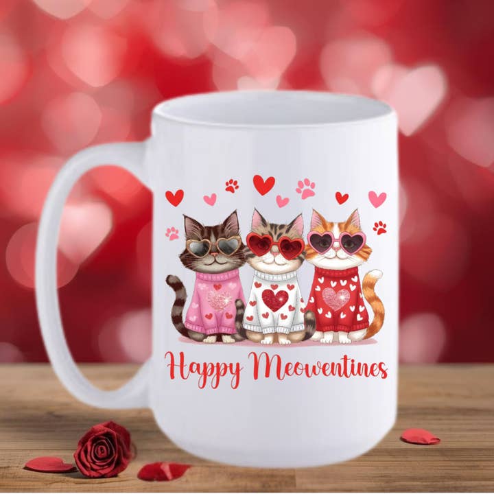 Glædelig Mjavlentine | Kærlighedskrus for engroshandel hos AromaSarapy