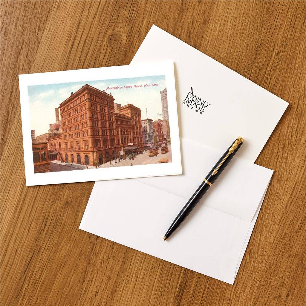Found Image Press - Wholesale Stationery/Notecard Set - Greeting Card MS-117 Metropolitan Opera House, New York City1