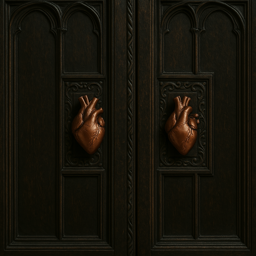 G7T6 - Wholesale Knob/Pull - Anatomical Heart Cupboard Door Knobs, Gothic Cabinet Pulls3