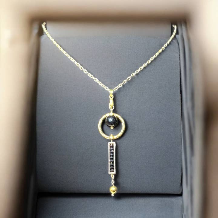 Colar de Ônix e Espinela por atacado de Supr Nova Wrists