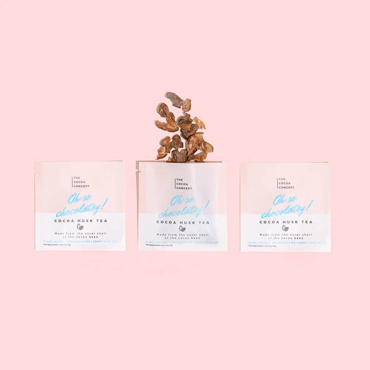 The Cocoa Concept - Vendita all'ingrosso Tisane salutari e depurative - Mini tè al cioccolato - tè alla buccia di cacao