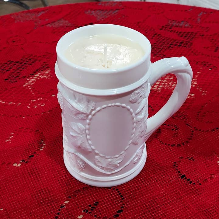 SpillProofLiquid - Wholesale Jar/Filled Candle - Custom Handcrafted Upcycled Container Candles5