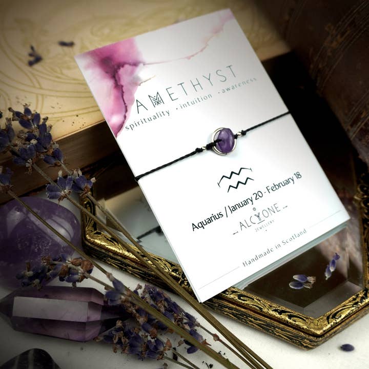 Aquarius AMETHYST Bracelet for wholesale by Alcyone Jewellery Ltd