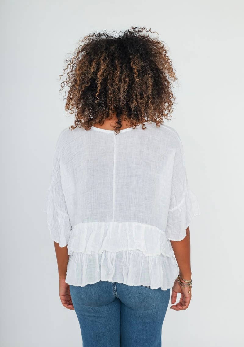 LINEN & COTTON HOUSE – Engroshandel Tunika - Dame – LINNED TUNIKA 327935