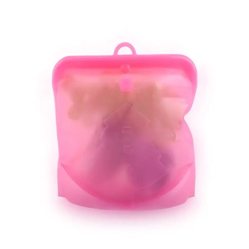 Zefiro - Wholesale Food storage wrap/bag - Turquoise Silicone Snap Close Bags - Medium5