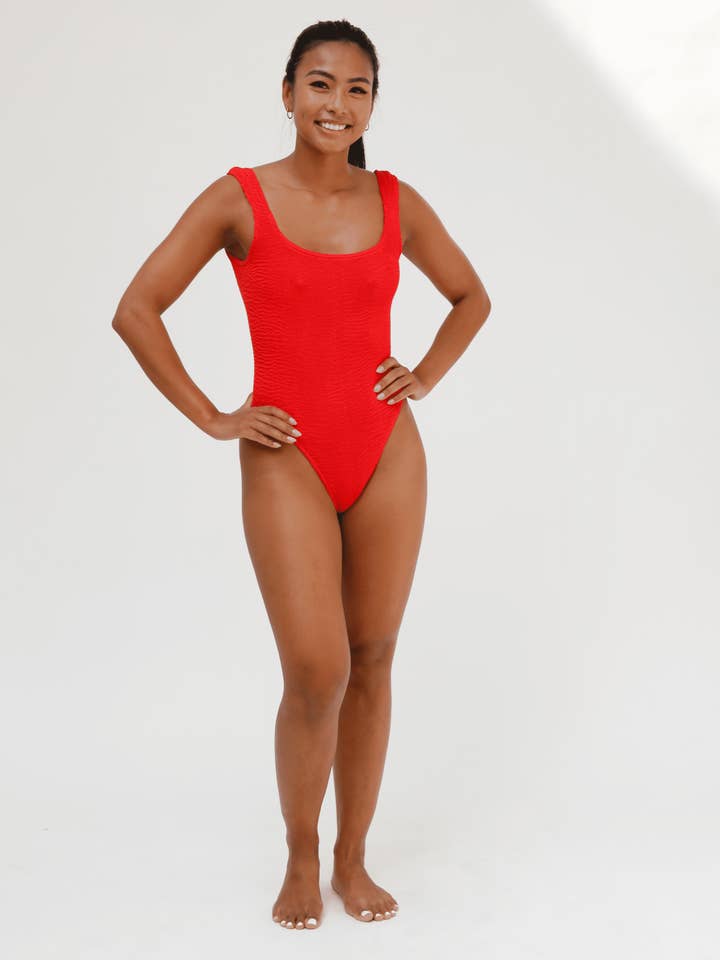 Fresh & Salt – wholesale Baddräkt - Dam – One Piece Whitney - Baywatch Red