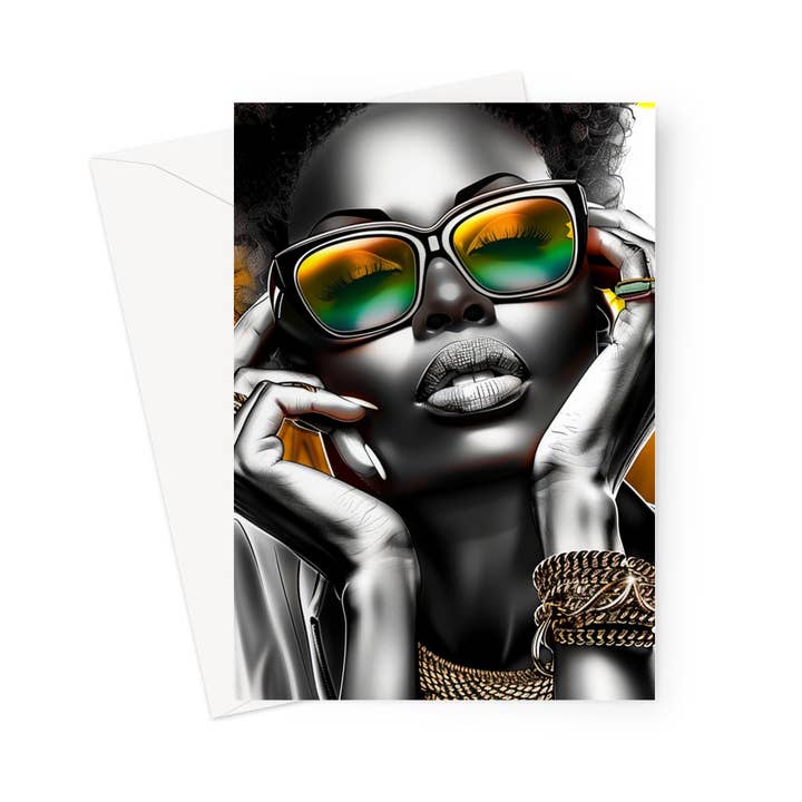 Self Peace Greeting Card for wholesale by D'Sare