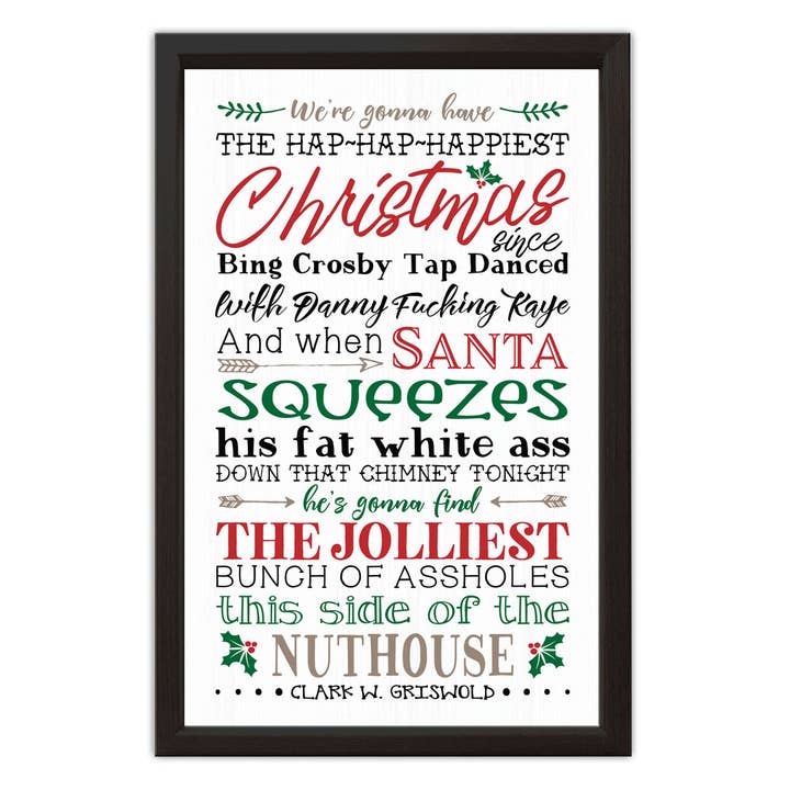 The Hap~Hap~Happiest Christmas | Wood Sign Christmas for wholesale by Pinetree Innovations Canada