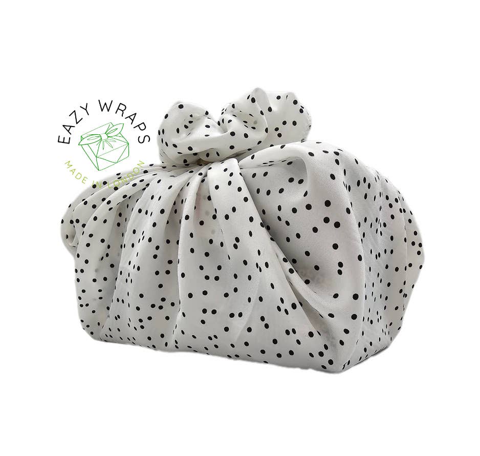 Eazywraps – wholesale Flat wrap – Polka Wrap/Reusable Gift Wrap/ luxury fabric wrap/handmade