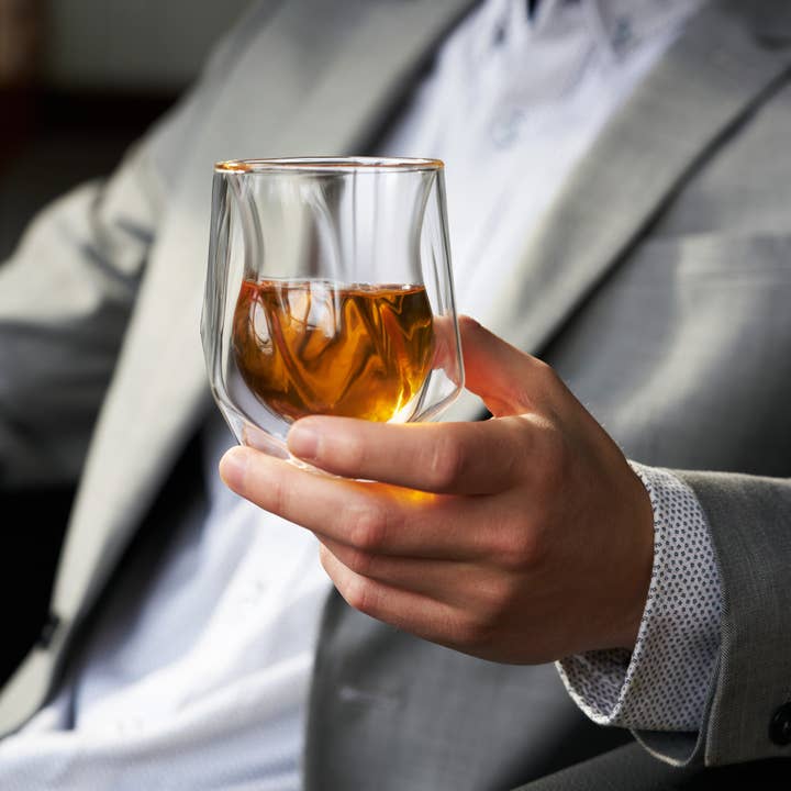 Viski - Wholesale Cocktail/Liquor Glass - Alchemiâ„¢ Double Walled Aerating Whiskey Tasting Glass