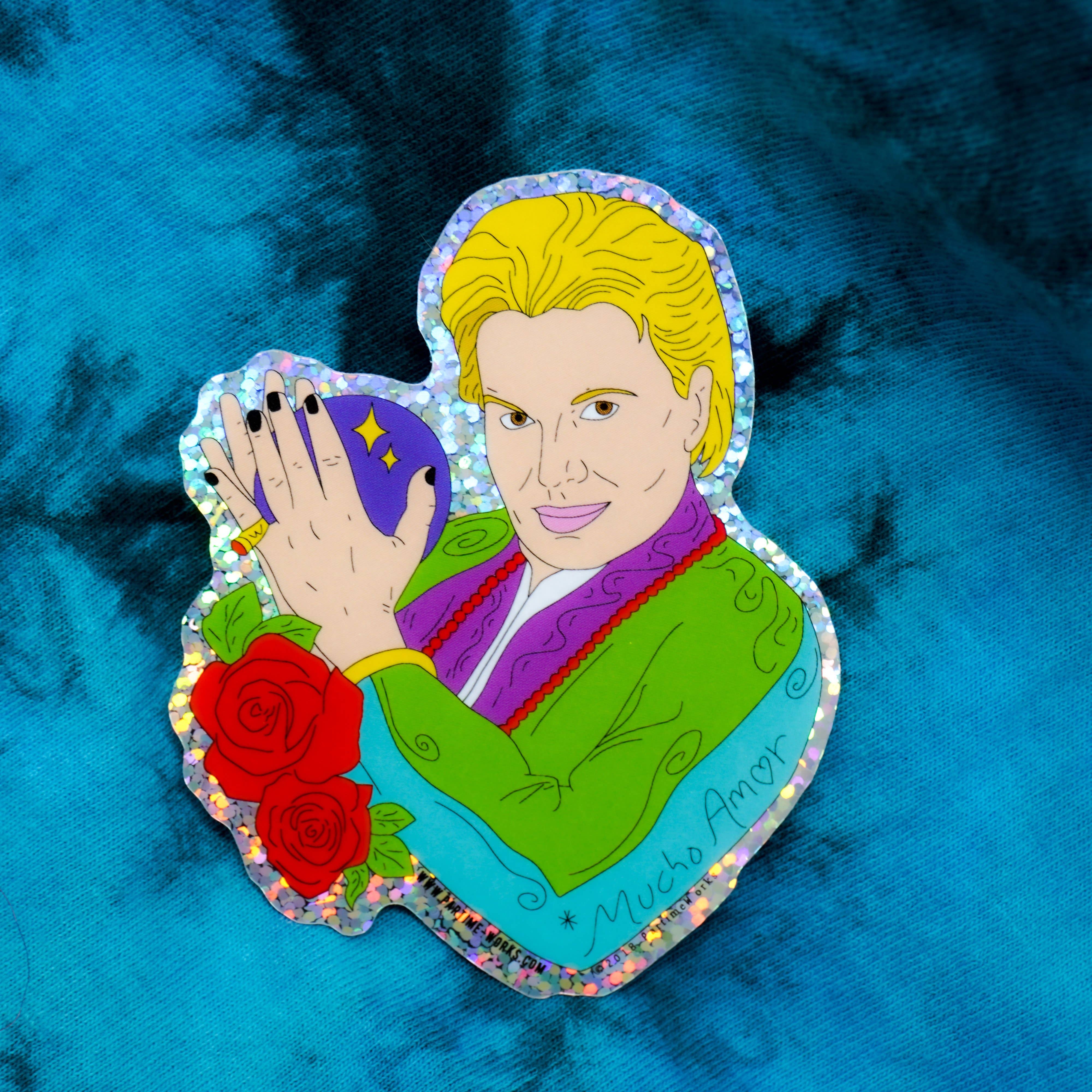 PARTIMEWORKS - Wholesale Sticker - Walter Mercado 3" Sticker3