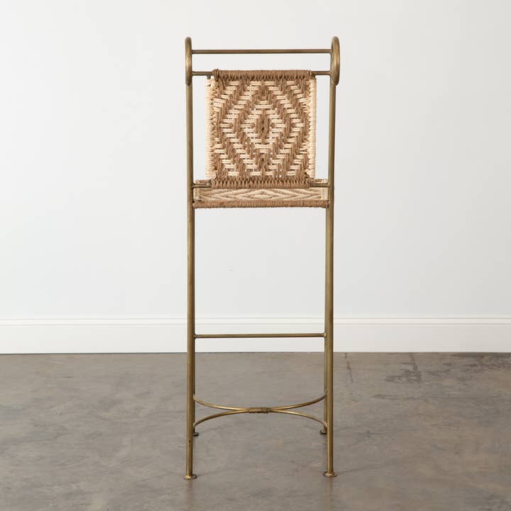 CTW Home Collection - Wholesale Stool - Aurelia Macrame Bar Stool