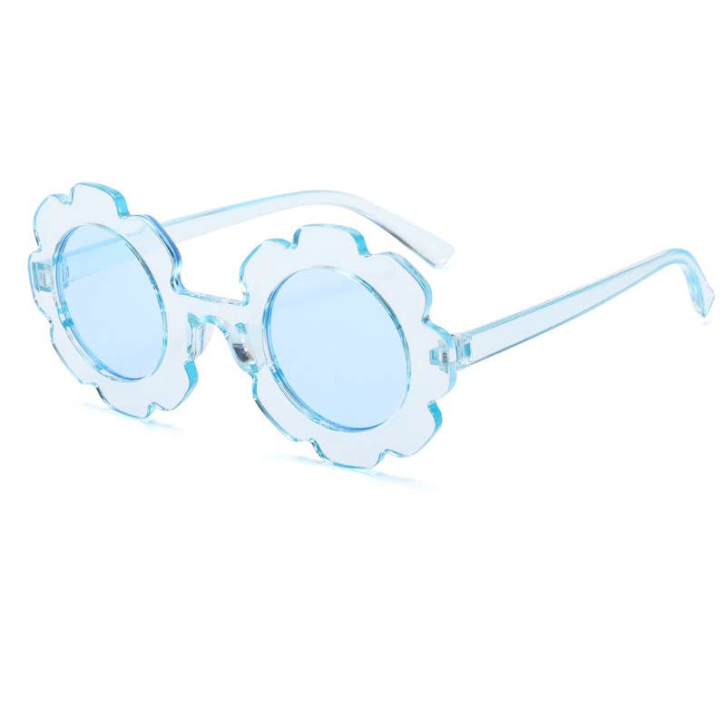 Little Trendy - Wholesale Sunglasses - Kids - Kids Toddler Gradient color cute sunflower Sunglasses12