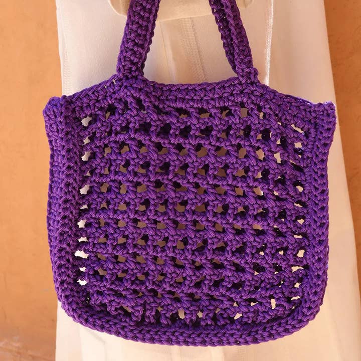 Néda - Wholesale Tote Bag - Women's - Handmade Nylon Crochet Handbag - KARINE (several colors available)3