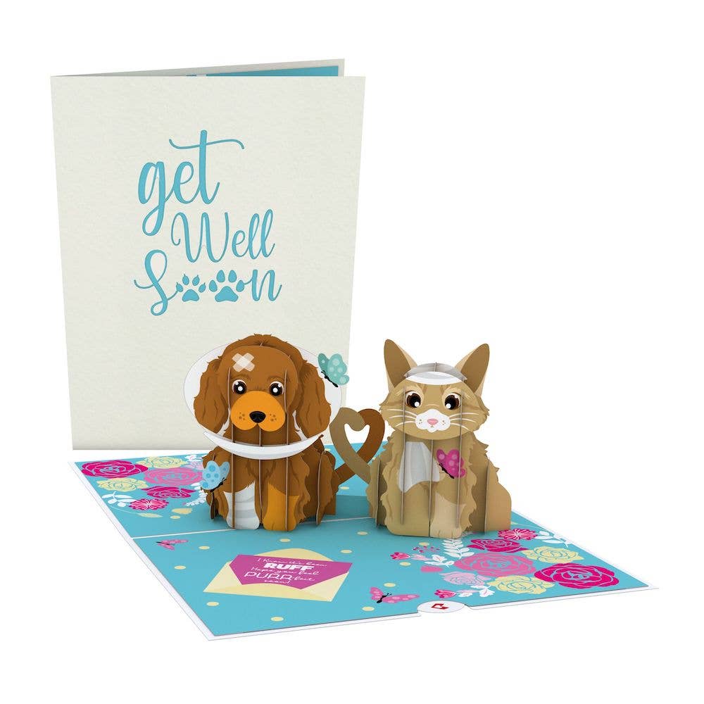 Lovepop Cards - Wholesale Get Well Card - Get Well Soon Pets 5''x7'' Card, Pop-Up Cards3