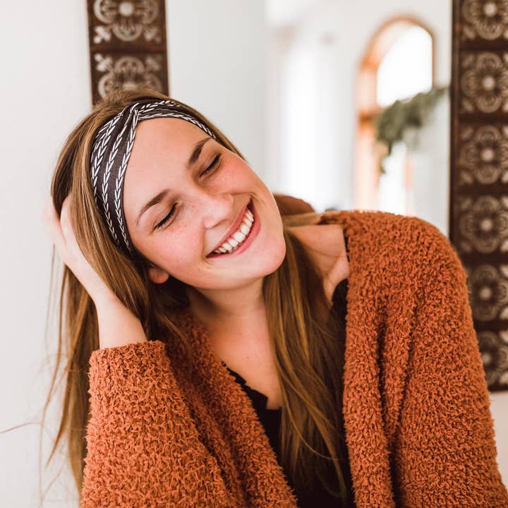 B&W Harvest for wholesale by Lilac Market Headbands