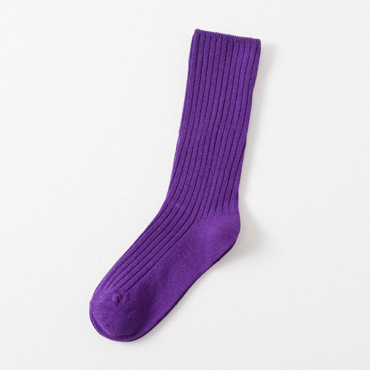 ACCITY - Wholesale Socks - Women's - AUTUMN AND WINTER SOLID COLOR MID-CALF SOCKS_CWMS091611