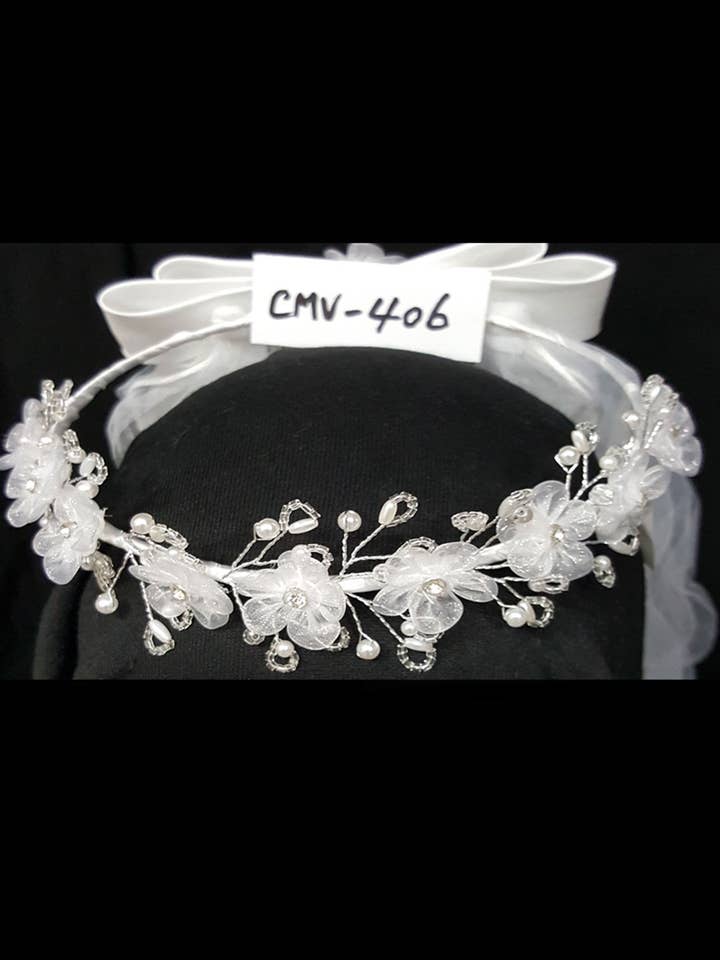 Communion Head Set with Veil - CMV 406 for wholesale by Sevva Ltd.