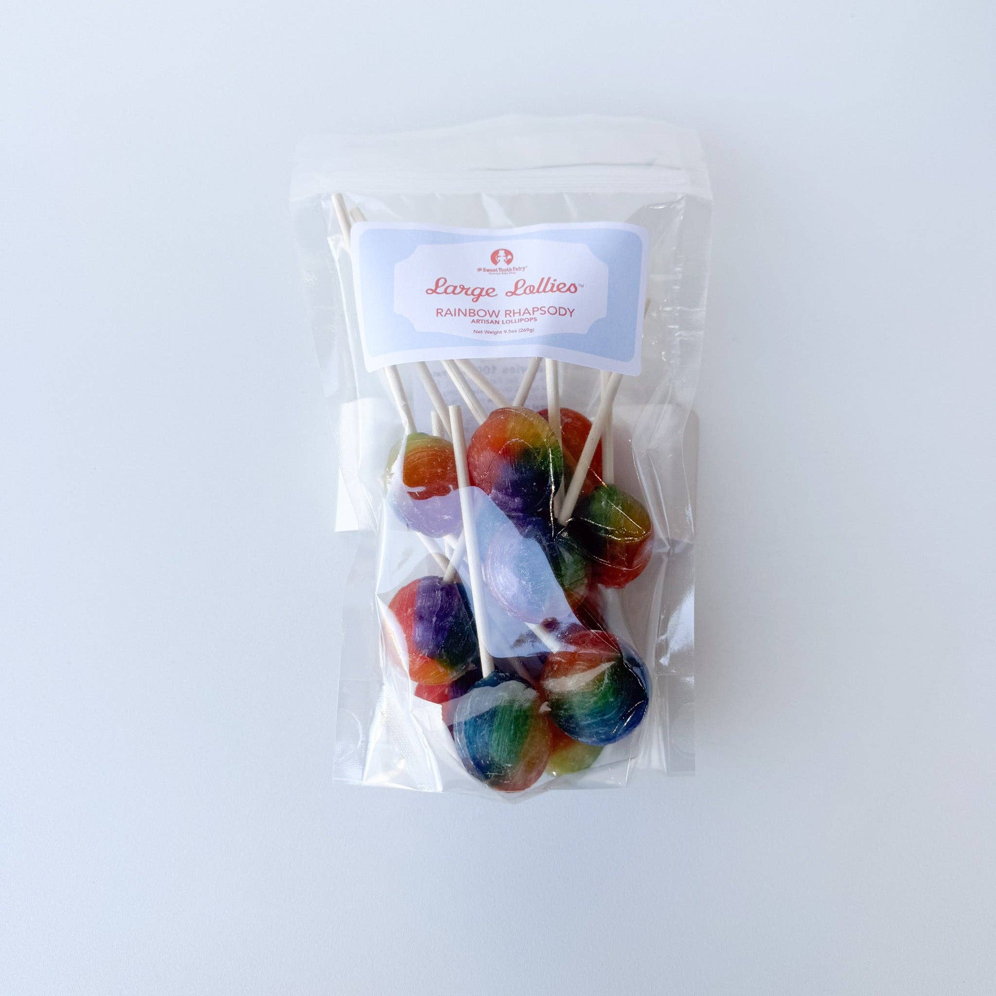 Candy Making Co. - Wholesale Lollipop - Large Lollies: Rainbow Rhapsody Lollipop Candy0