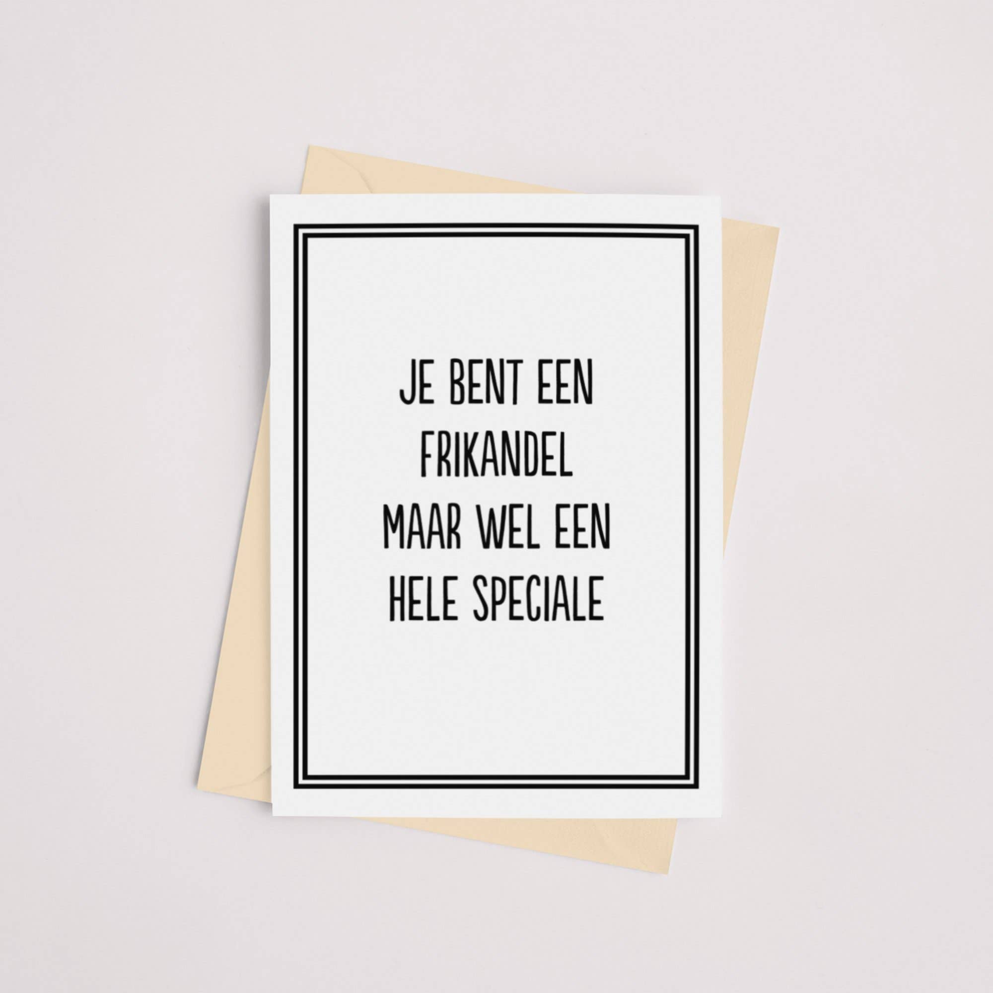 TOET Store - Wholesale Everyday Greeting Card - You are a frikandel | Greeting card with text (cards)0
