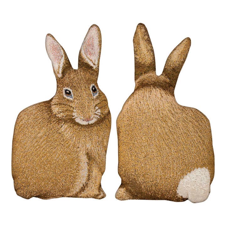Hare Raising Shaped Pillow for wholesale by Manual Woodworkers and Weavers, Inc.