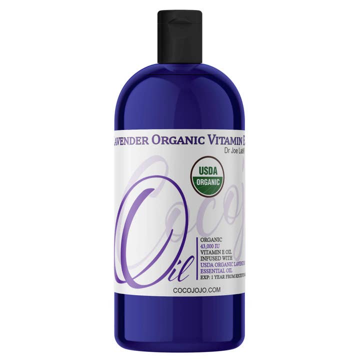 Coco jojo - Vente Huile pour le bain/corps - Mélange d'huile de vitamine E et d'huile de lavande, certifié biologique par l'USDA9