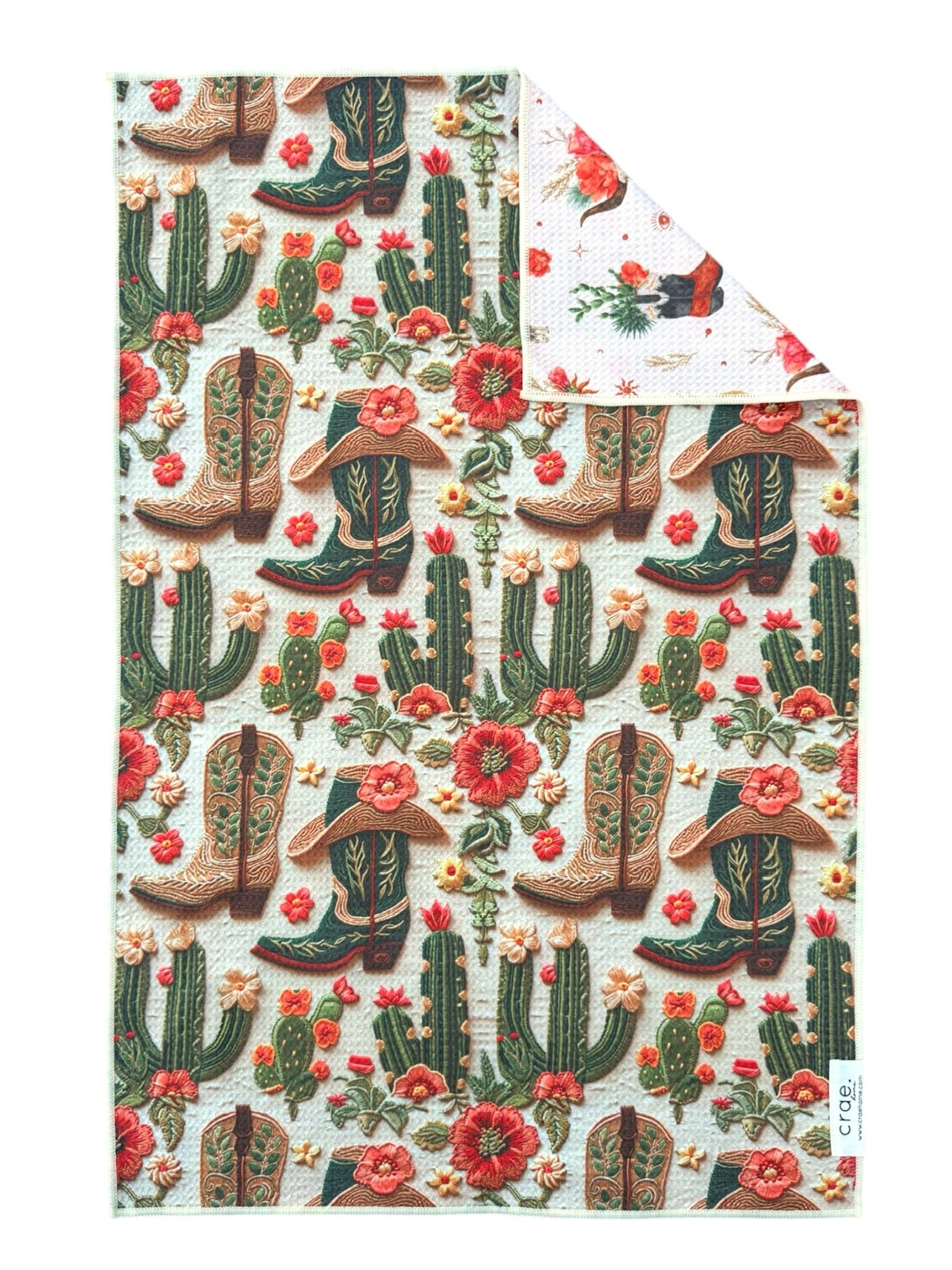 Cream Cassity: Reversible Hand Towel for wholesale on Faire