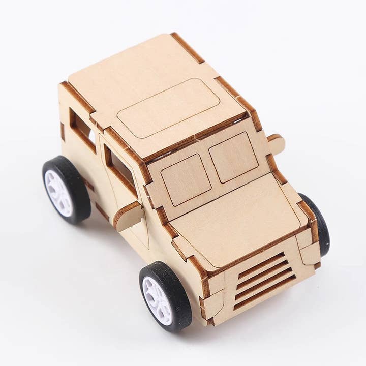 Kitsville - Wholesale Toy Car/Truck - Kids - Pull String Car DIY Kit, Educational STEM Toy for Kids2