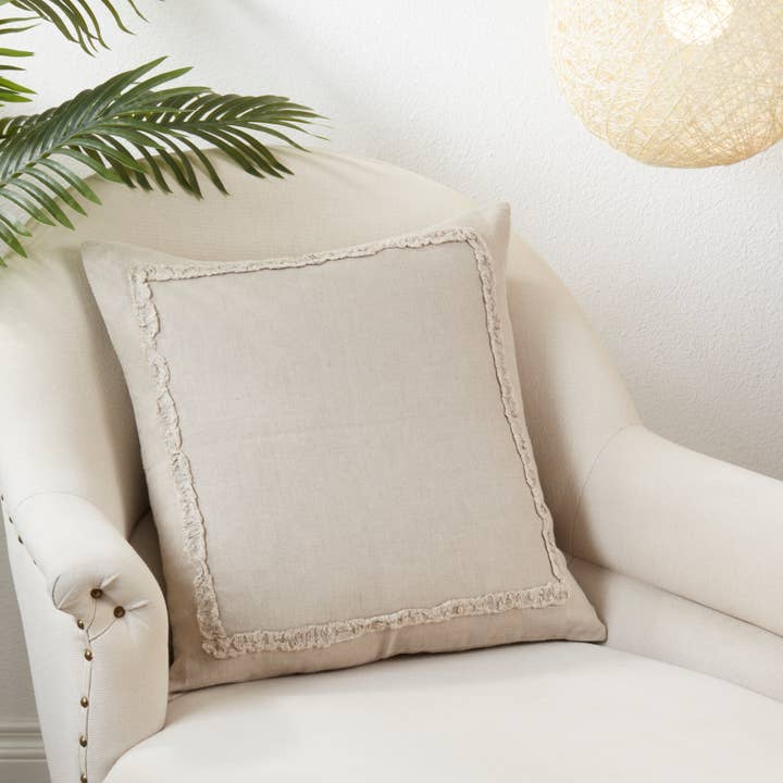 Saro Lifestyle - Wholesale Throw/Decorative Pillow - Ruffled Design Pillow - Down Filled4