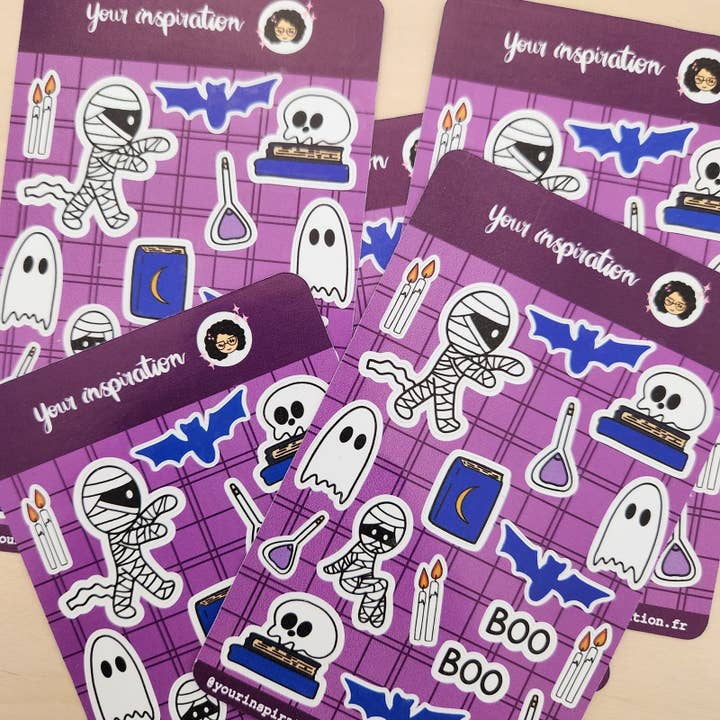 Planche d'autocollants - Halloween pour la vente par Your inspiration