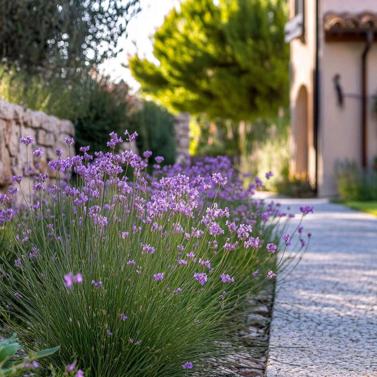Oasis of Life – Engroshandel Ægte plante – Værelsehvidløg Tulbaghia violacea – 3 planter – Højde 15–25 cm – Ø9 cm – Spiselig plante med violette blomster & hvidløgsduft – Krydderurt & prydplante til have, altan & køkken6