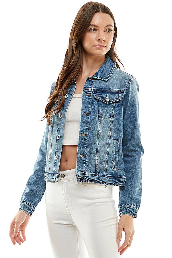 patrol jeans - Wholesale Denim Jacket - Women's - Stretched  Ladies  Casual Denim Jacket11